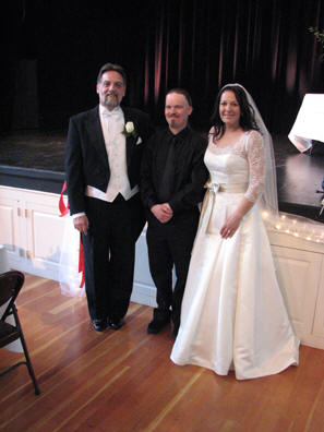 Mike and Tracy married at the Veterans Center in Sonoma California.